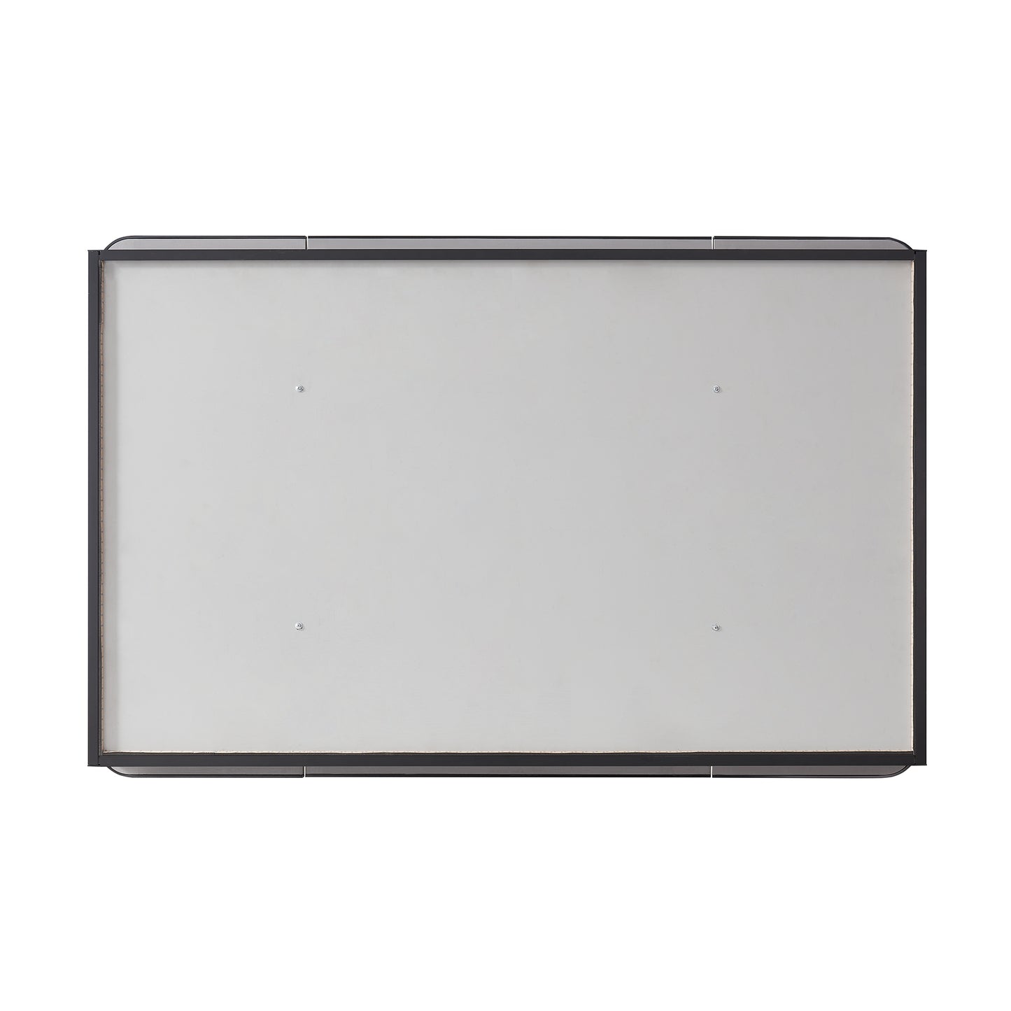 Talayuela 48"W x 32"H Rectangular Aluminum Framed Medicine Cabinet in Brushed Black
