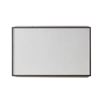 Talayuela 48"W x 32"H Rectangular Aluminum Framed Medicine Cabinet in Brushed Gold