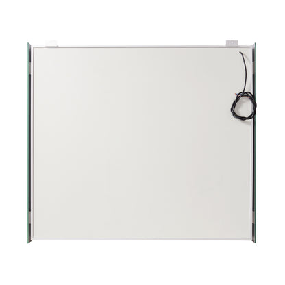 Santona 36" W x 32" H Rectangular Medicine Cabinet with Aluminum Frameless LED Mirror