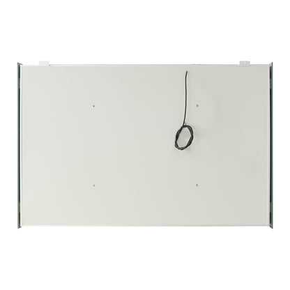 Santona 48" W x 32" H Rectangular Medicine Cabinet with Aluminum Frameless LED Mirror