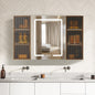 Cervia 47.2" W x 29.5" H Rectangular Medicine Cabinet with Aluminum Frameless LED Mirror