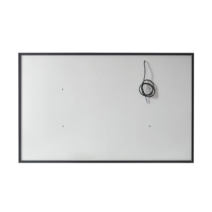 Cervia 47.2" W x 29.5" H Rectangular Medicine Cabinet with Aluminum Frameless LED Mirror