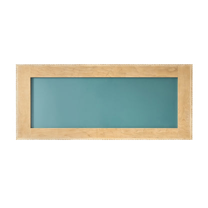 Osaka 72" W x 31.9" H Rectangle Wood Framed Wall Mount Bathroom Vanity Art Mirror in Washed Ash Grey