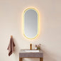 Grande 18" Oval LED Lighted Accent Bathroom/Vanity Wall Mirror