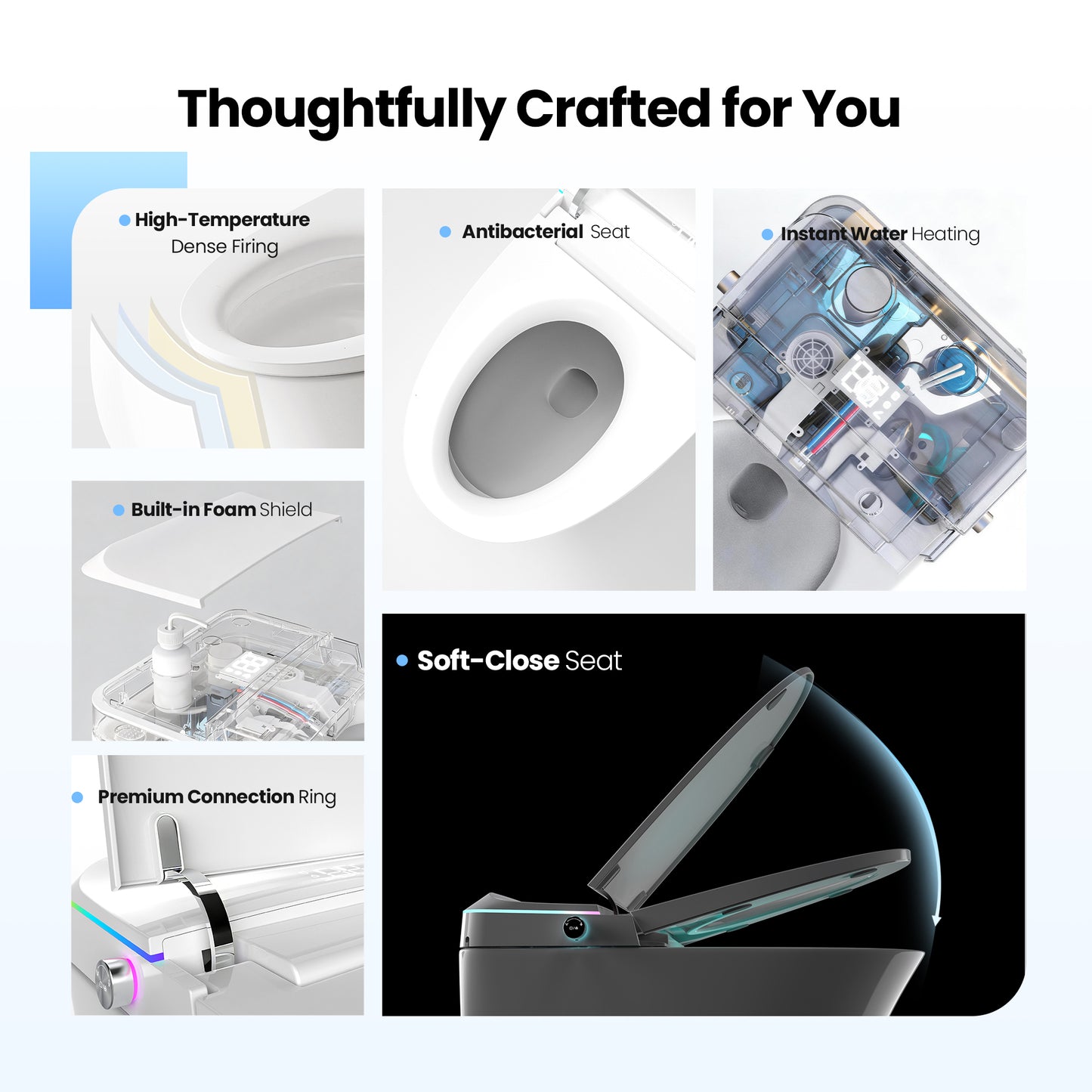 Zarautz Elongated  Smart Bidet Toilet MAX Version