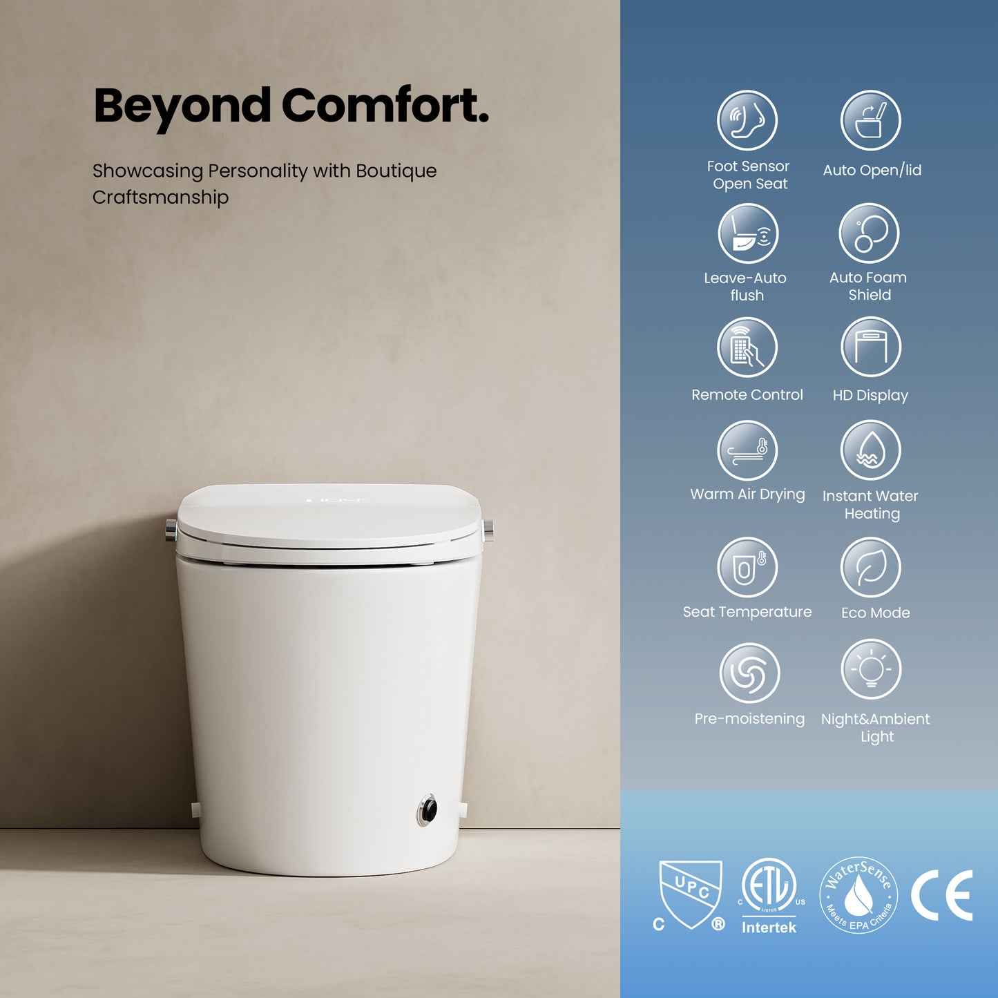 Zarautz Elongated  Smart Bidet Toilet ULTRA Version