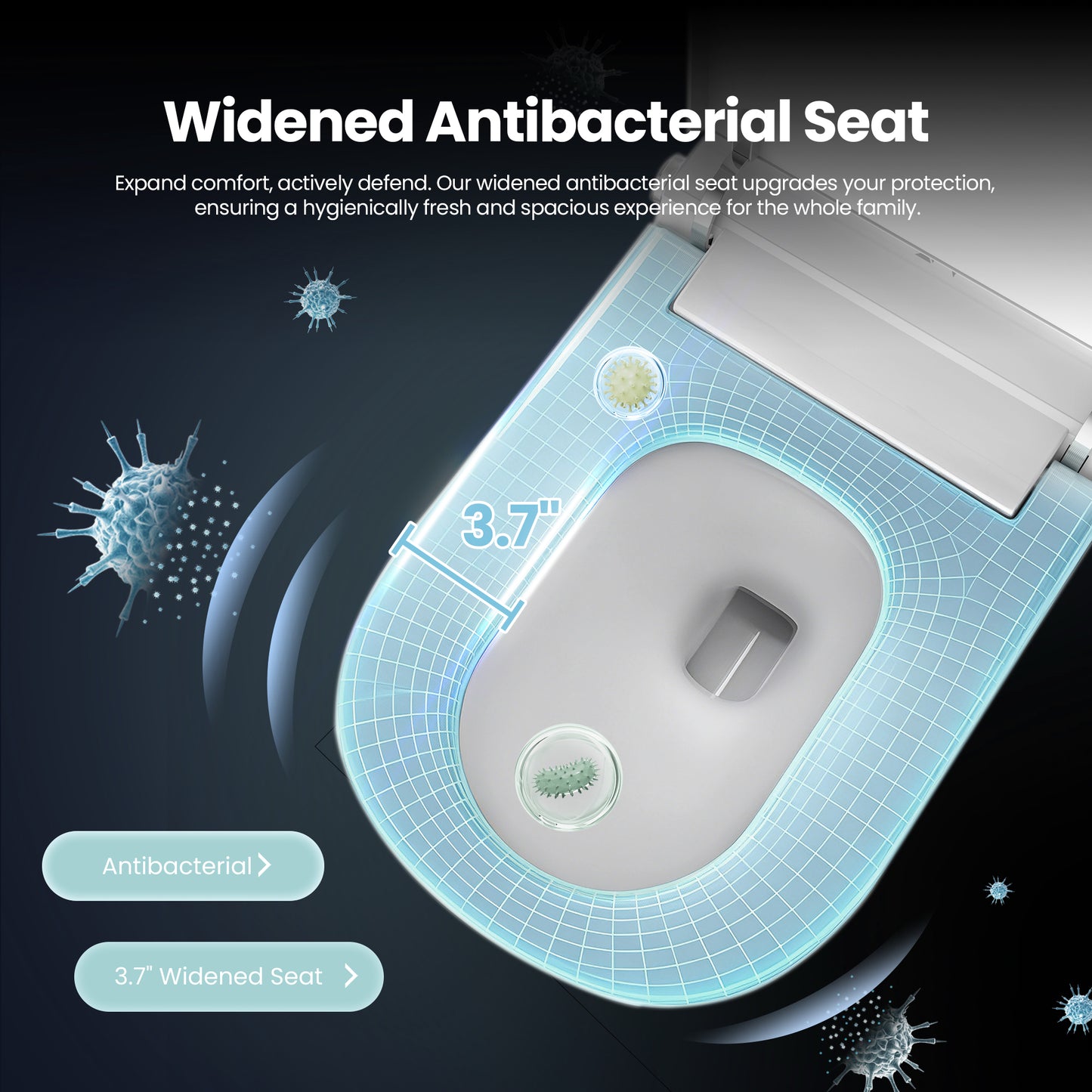 Yecla Elongated  Smart Bidet Toilet MAX Version