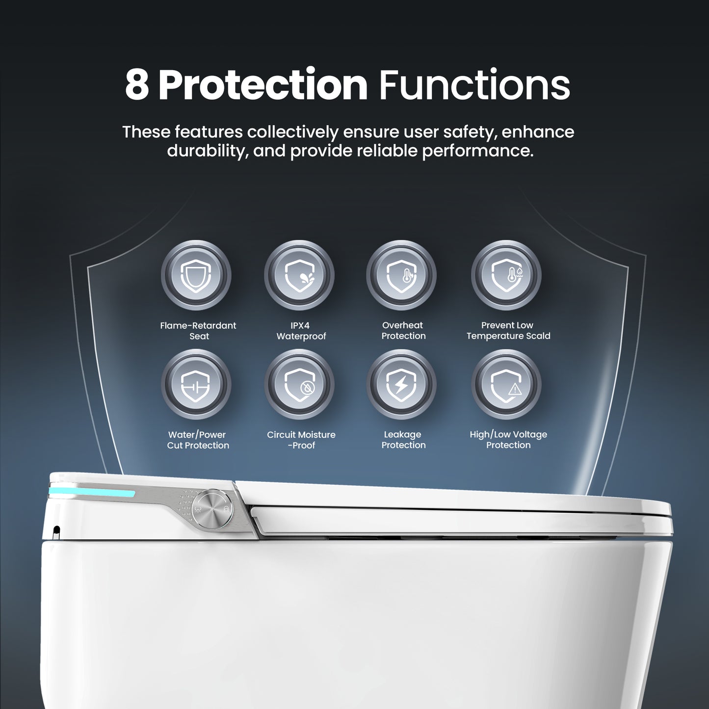 Yecla Elongated  Smart Bidet Toilet MAX Version