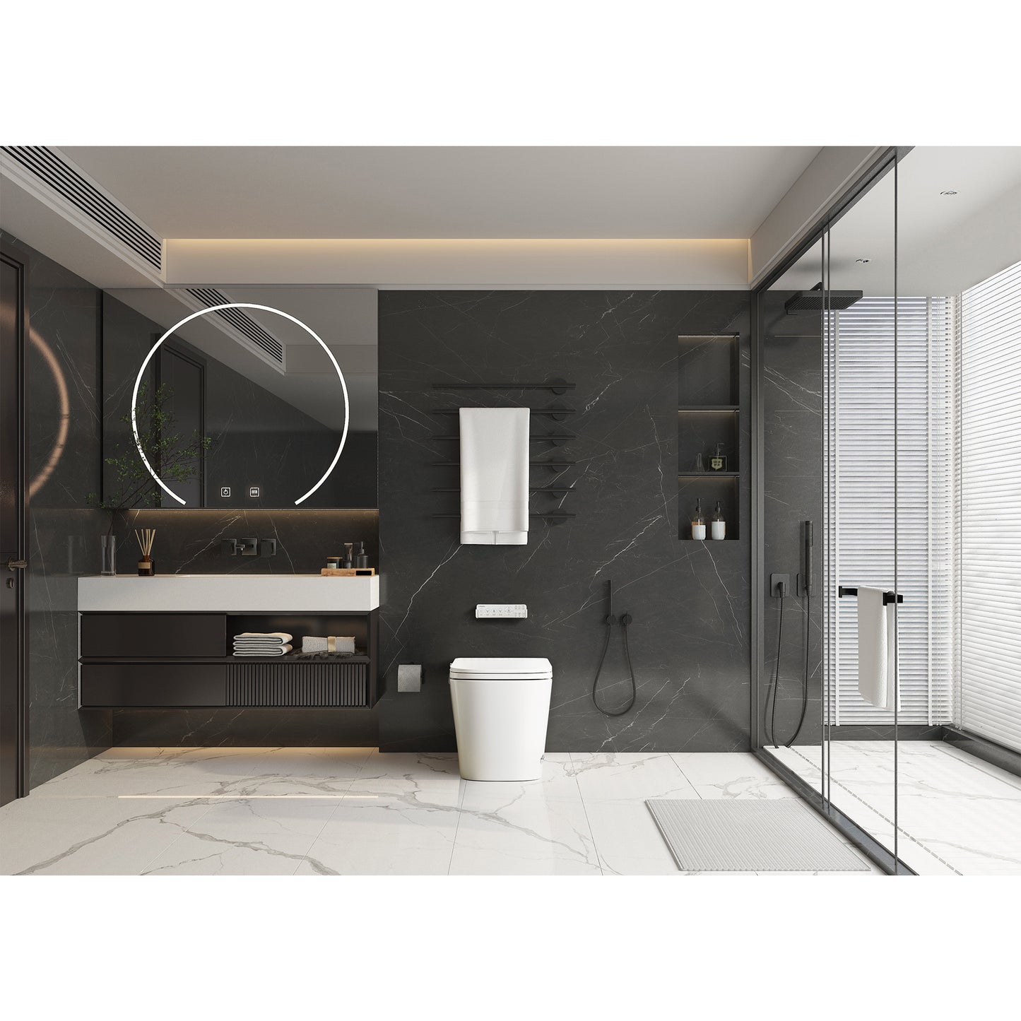 Yecla Elongated  Smart Bidet Toilet MAX Version