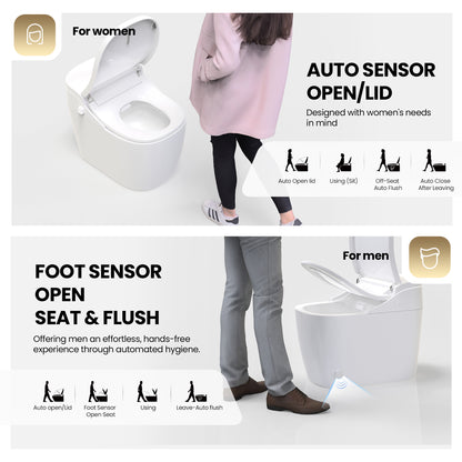 Vittuone Elongated  Smart Bidet Toilet ULTRA PLUS Version