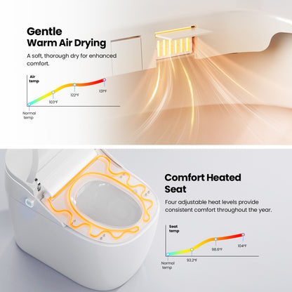 Vittuone Elongated  Smart Bidet Toilet ULTRA PLUS Version