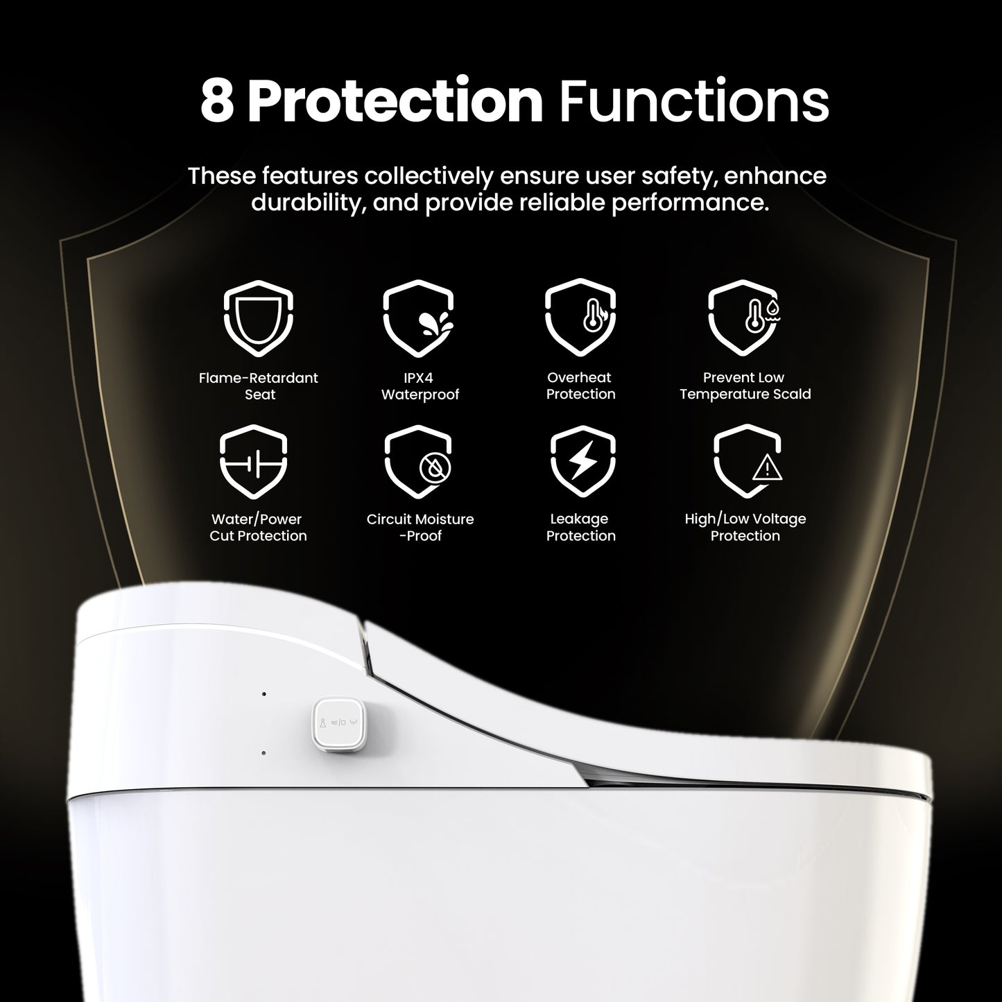 Vittuone Elongated  Smart Bidet Toilet ULTRA PLUS Version