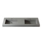 Ablitas Square Grey Finish Composite Granite Stone Vessel Bathroom Vanity Sink