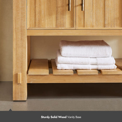 Paris 42" Free-standing Single Bath Vanity in Acacia Classic Grey