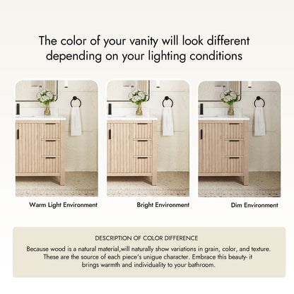Shenzhen 72" Double Sink Bath Vanity in Aged Natural Oak