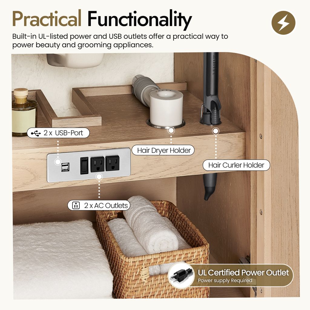 Shenzhen 84" Double Sink Bath Vanity in Aged Natural Oak