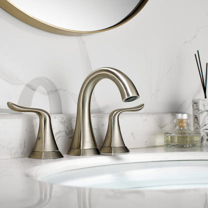 Vinnova Beverly Two-Handle 8-Inch Widespread Bathroom Faucet