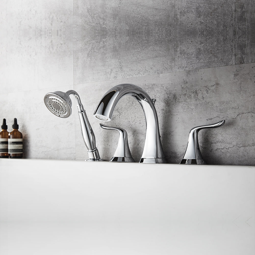 Vinnova Claudius Roman Tub Faucet with Hand-Held Shower
