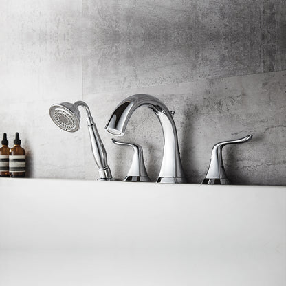 Vinnova Claudius Roman Tub Faucet with Hand-Held Shower
