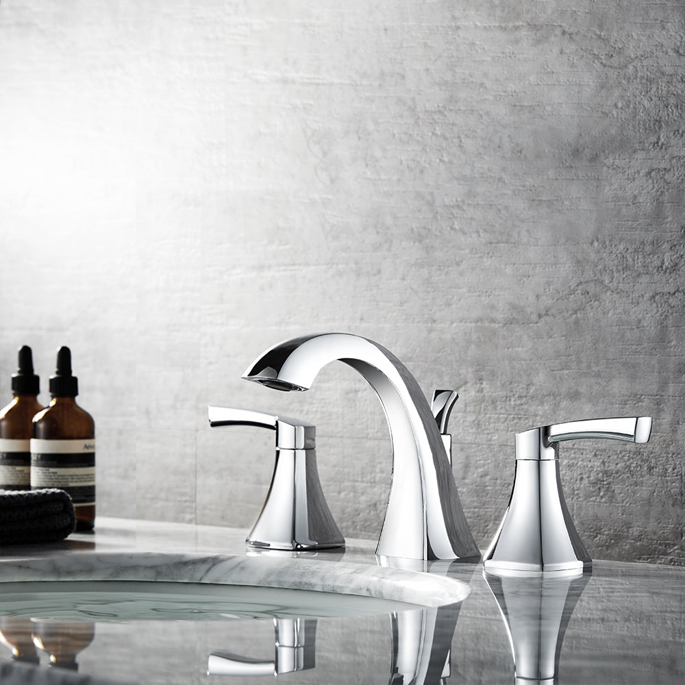 Vinnova Abbie Two-Handle 8" Widespread Bathroom Faucet