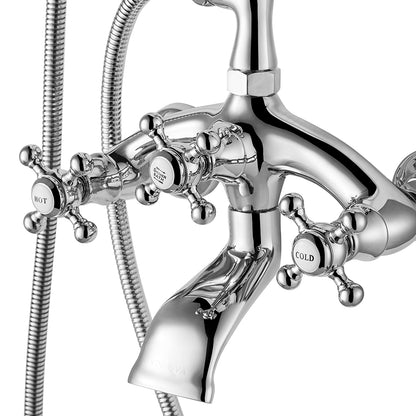 Vinnova Juniper Adjustable-Center Wall-Mount Tub Faucet