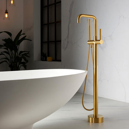 Vinnova Delara Freestanding Tub Faucet with Hand Shower
