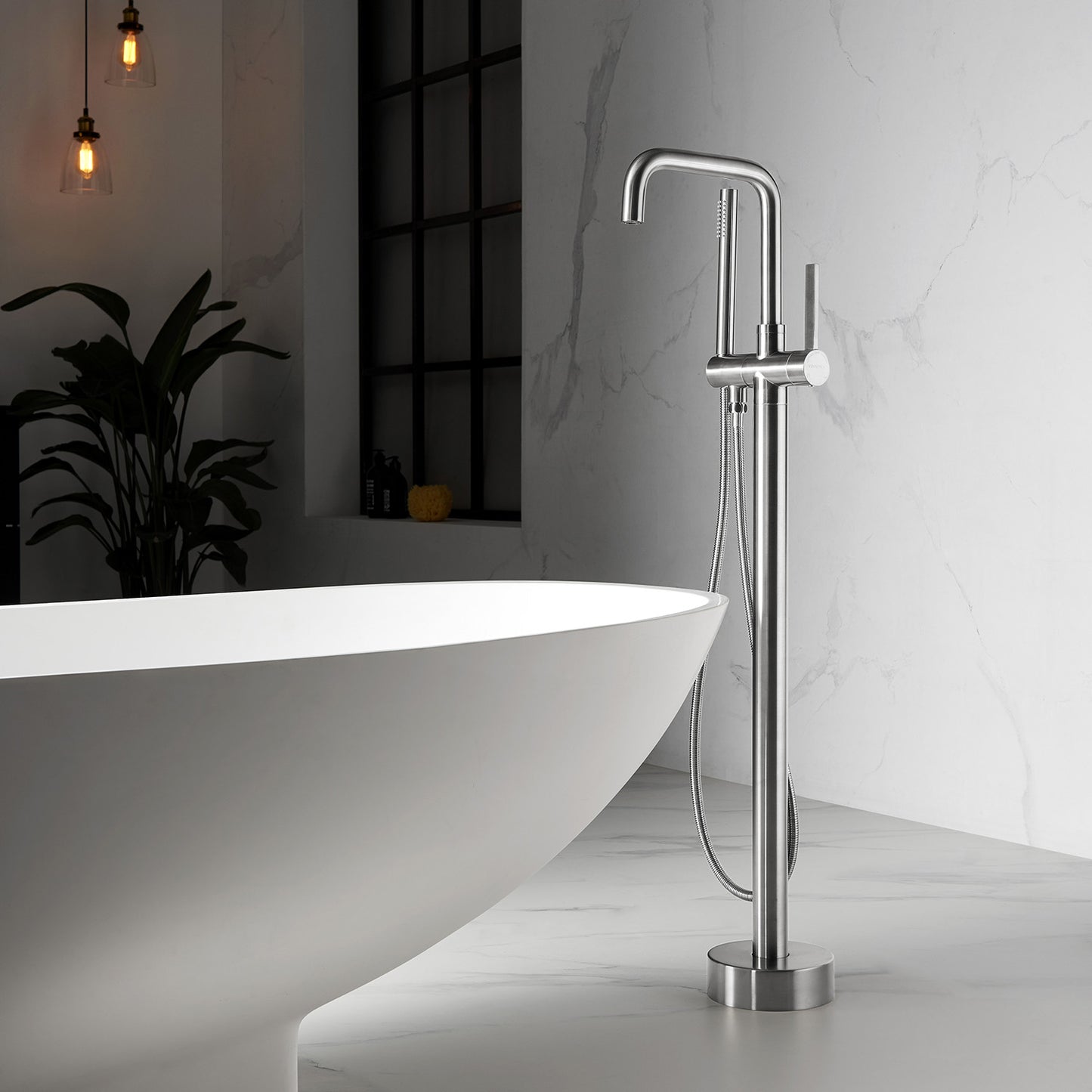 Vinnova Delara Freestanding Tub Faucet with Hand Shower