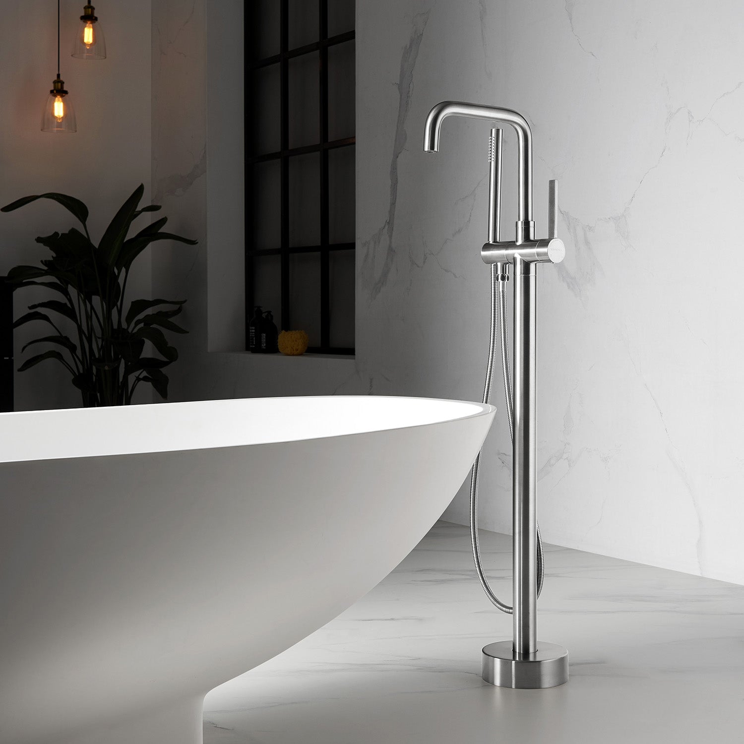 Vinnova Delara Freestanding Tub Faucet with Hand Shower