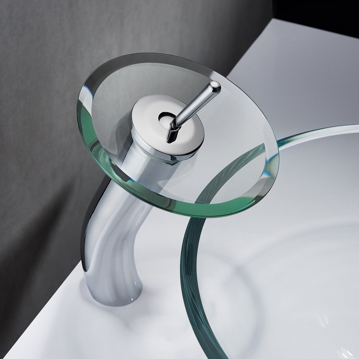 Vinnova Torino Falls Single Hole Bathroom Faucet