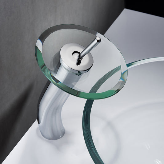 Vinnova Torino Falls Single Hole Bathroom Faucet