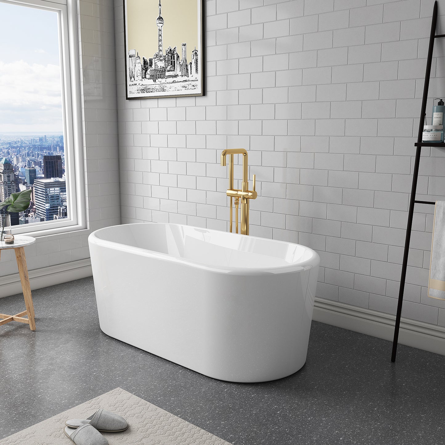 Vinnova Caserta Soaking Bathtub