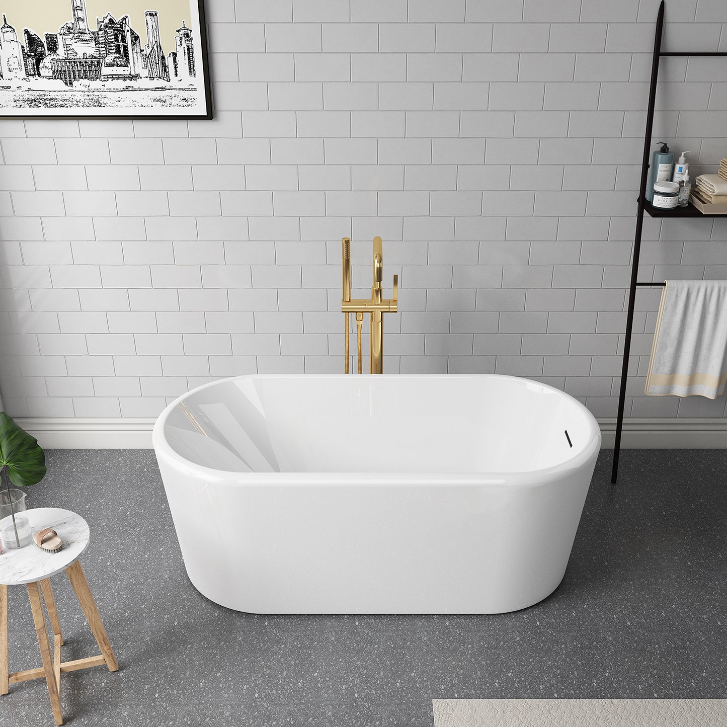 Vinnova Caserta Soaking Bathtub
