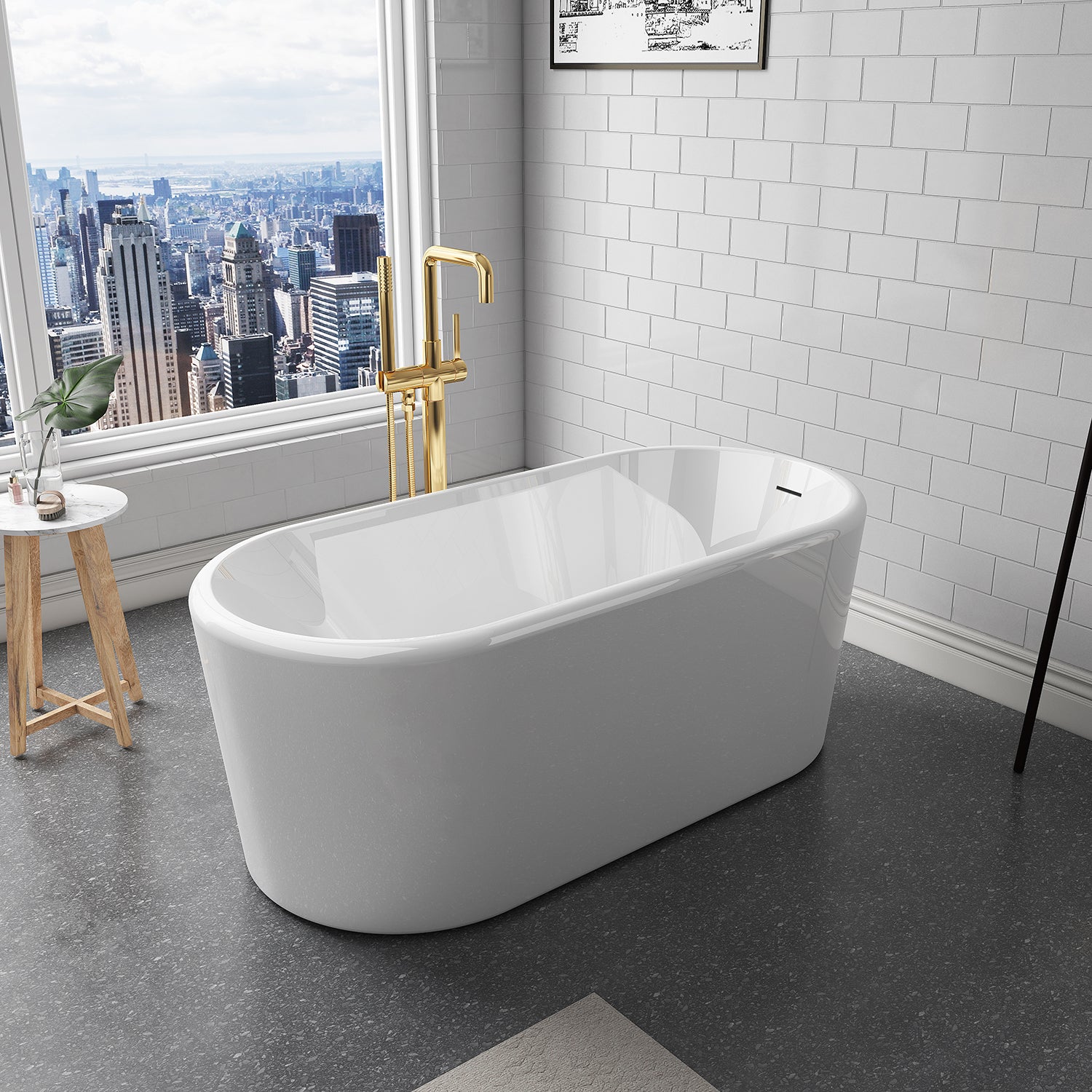 Vinnova Caserta Soaking Bathtub