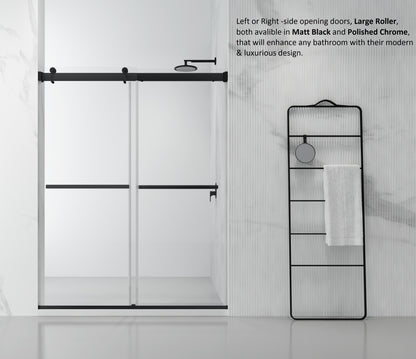 Vinnova Spezia Double Sliding Frameless Shower Door