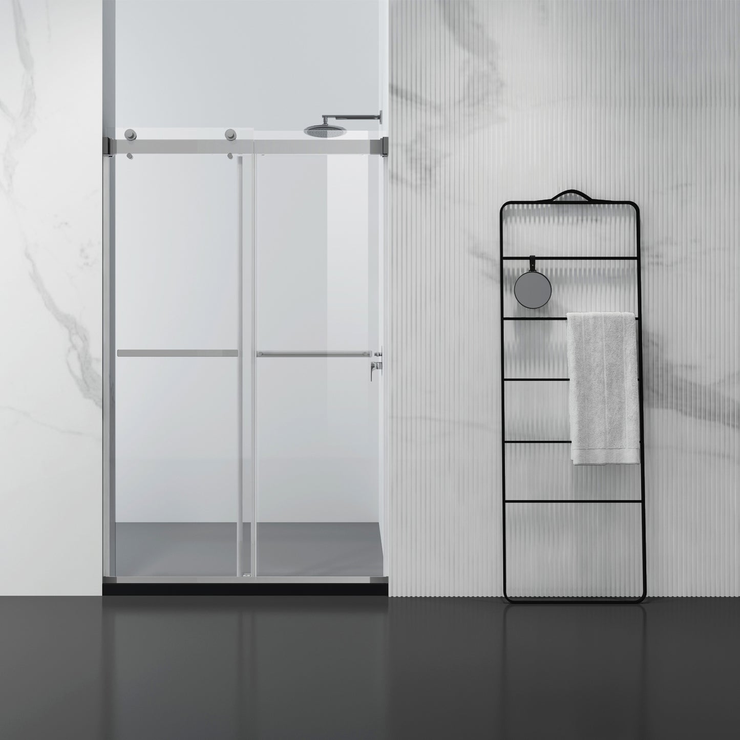 Vinnova Spezia Double Sliding Frameless Shower Door