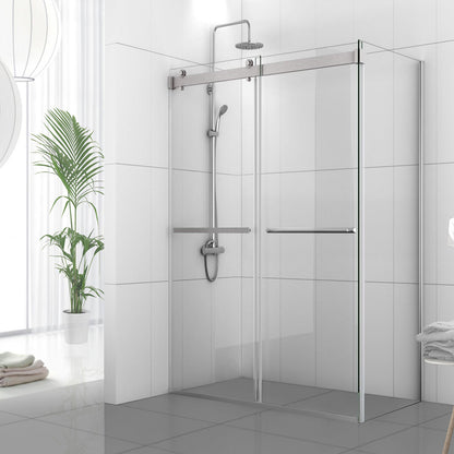 Vinnova Spezia Rectangle Double Sliding Frameless Shower Enclosure