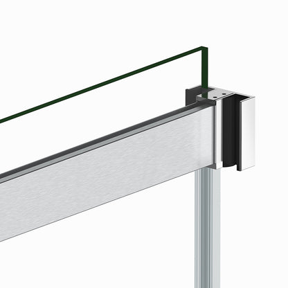 Vinnova Spezia Rectangle Double Sliding Frameless Shower Enclosure