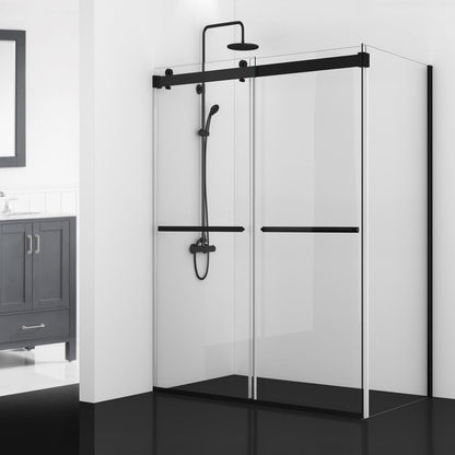 Vinnova Spezia Rectangle Double Sliding Frameless Shower Enclosure