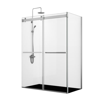 Vinnova Spezia Rectangle Double Sliding Frameless Shower Enclosure