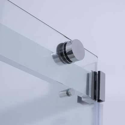 Vinnova Spezia Rectangle Double Sliding Frameless Shower Enclosure