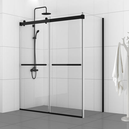 Spezia Rectangle Double Sliding Frameless Shower Enclosure
