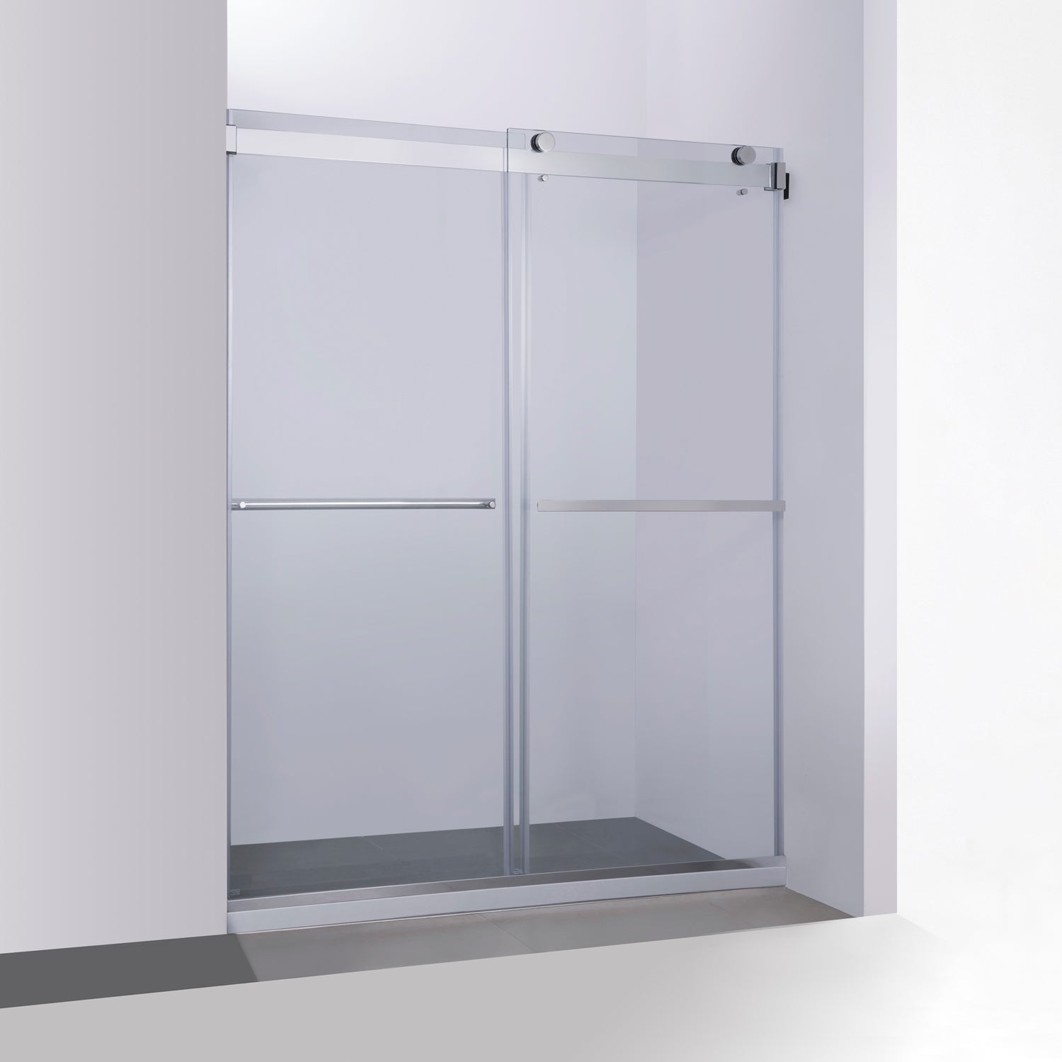 Villena Single Sliding Frameless Shower Door – Vinnova Design