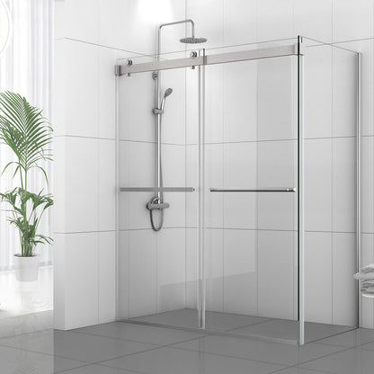Vinnova Spezia Rectangle Double Sliding Frameless Shower Enclosure
