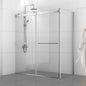 Spezia Rectangle Double Sliding Frameless Shower Enclosure