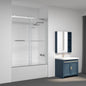 Vinnova Spezia Double Sliding Frameless Tub Door