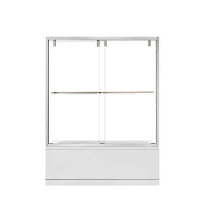 Vinnova 60" Brescia Double Sliding Framed Tub Door