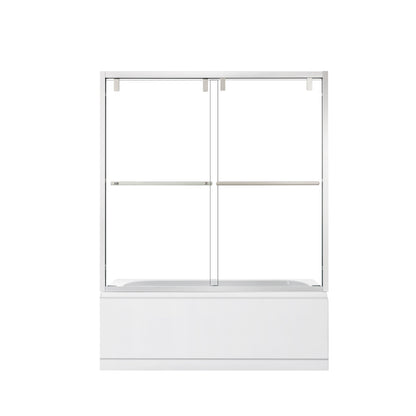 Vinnova 60" Brescia Double Sliding Framed Tub Door
