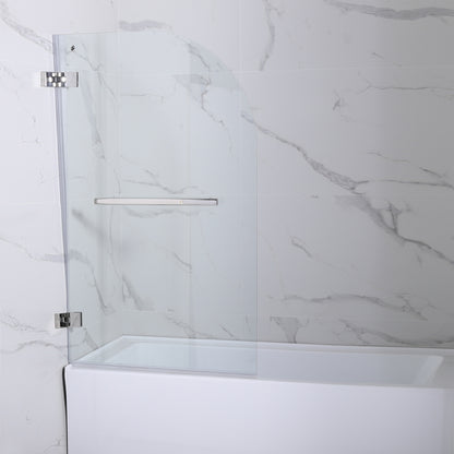 Vinnova Napoli Hinged Frameless Tub Door