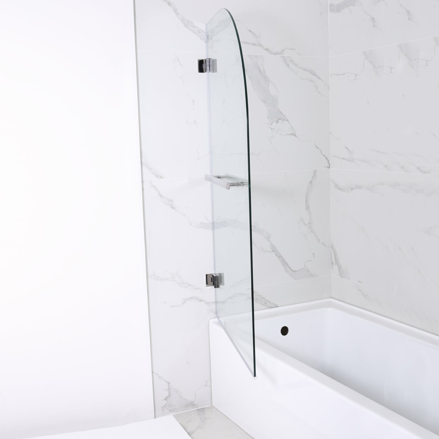 Vinnova Napoli Hinged Frameless Tub Door