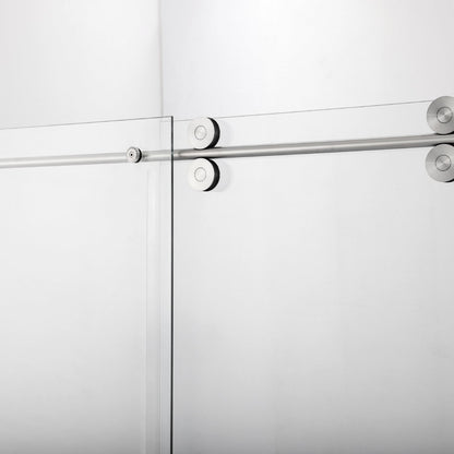 Villena Single Sliding Frameless Shower Door